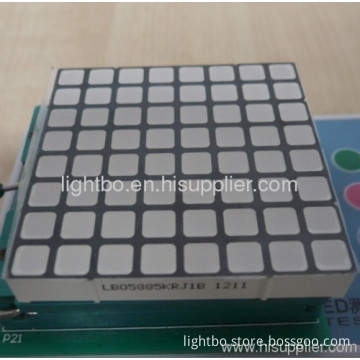 2.4 Inch 6mm 8 X 8 Square Dot Matrix Led Display With Package Dimensions 60 X 60 Mm,various Colors Available 